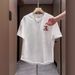Men's Clothing 2024 Summer New Men's Versatile Bear Painted Print Short Sleeved T Shirt Tops Half Sleeved Men's Handsome_viptrois.com