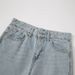 Men's Clothing Blue Hem Tassel Jeans High Street Washed Retro Flared Cleanfit Pants_viptrois.com