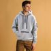 Men's Fleece Hooded Sweatshirt - Winter Warm Pullover, Oversized Fit, Casual Streetwear (Black, White, Navy, Khaki, Gray) – M-XXXL_viptrois.com