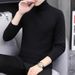 Pure Cotton 230g Thermal Underwear Base Shirt Spring Autumn High Neck Solid Color Long Sleeve T-Shirt Men's Breathable_viptrois.com