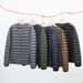 This Is A New Lightweight Down Jacket For Men With A Collarless, Warm Inner Lining. It Is A Large-sized Winter Coat With A Round Neck And V-neck_viptrois.com