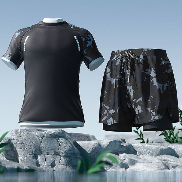 Men's Sports Pants For Running. Mesh Shorts. Breathable Fitness Five-packs. Summer Lightweight Casual And Versatile._viptrois.com