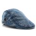 Washed Simple Denim Forward Outdoor Women's Spring And Autumn New Beret Men's Baseball Cap_viptrois.com