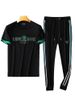 Men's Clothing men's new summer casual suit short sleeved T shirt and trousers men's ice silk modal men_viptrois.com