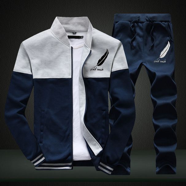 Men's Hoodie & Joggers Set | Plus Size (M-8XL) | Soft Polyester | Casual Streetwear (Yellow/Red/Gray/Black)_viptrois.com