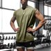 Men's Clothing Muscle Burning Fitness Sports Vest Men's Summer Leisure Running Training Loose Large Size Mesh Round Neck Sweatshirt_viptrois.com