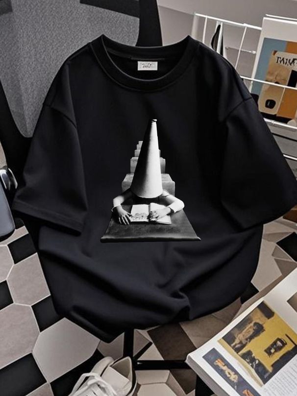 Vintage 1995 GIANT Soul Asylum Misery Dunce Cap Promo T-Shirt L VTG Band Rock US Homme Unisex Fashion Designer Clothes Top For Everyday Wear Soft_viptrois.com
