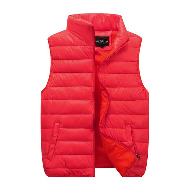Couple Cotton Waistcoats For Autumn And Winter, Korean-style Slim-fit Hooded Oversized Down Cotton Waistcoats For Men And Women_viptrois.com