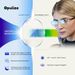 OPULIZE Met Blue Light Filter Slim Round Frame Spring Hinges Improved Sleep Computer Glasses Gaming Anti-glare Brown_viptrois.com