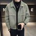 Likezhen Likezhen Pishi Woolen Jacket Men's High-end Trendy Brand Turn-down Collar Top Youth 2023 Autumn Winter New Style Elegant Coat Men_viptrois.com