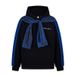 American Letter Embroidery Detachable Plaid Shawl Hooded Sweatshirt 2025 Unisex Autumn Loose Couple Ins Style_viptrois.com
