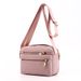 Multi-layer One-shoulder Shoulder Shoulder Shoulder Bag Women's Casual Waterproof Nylon Shoulder Bag Cross-over Small Square Bag_viptrois.com