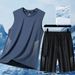 Men's Cooling Sportswear Set – Quick-Dry Basketball Jersey & Shorts For Gym, Running, Summer Workout – Lightweight Breathable Activewear_viptrois.com