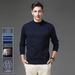 Men's Clothing Men's Thick Knit Wool Sweater Semi-Turtle Neck Long Sleeve Casual Solid Color Warm Winter Pullover_viptrois.com