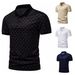 2023 Summer New Style Turn-Down Collar European Size Casual Men's Short-Sleeve Polo Shirt T-Shirt_viptrois.com