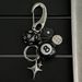 Men And Women's Jewelry Ironworks Original Dice Black 8 Beaded Bag Charm Handmade Trendy Design Keychain Accessory For Outfit Styling_viptrois.com