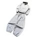 Autumn And Winter Casual Sportssuits, American Hooded Sweatshirts, Gray Loose Wide-leg Sweatpants, Versatile Leggings, Men_viptrois.com