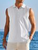 Men's Clothing Summer Half Open Sleeveless Bottoming Shirt Outdoor Casual Vest_viptrois.com