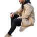 Pulse 2023 New Cross-Border Solid Color European And American Long Sleeve Trench Coat Men's Turn-Down Collar Slim Fit_viptrois.com