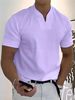 Men's Fitness Sports V Neck T Shirt Men's Elastic Short Sleeved T Men's Slim Fit_viptrois.com