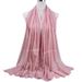 Muslim headscarf Hollow Lace Flower Edge Scarf Multi-functional Scarf Muslim Scarf For Women_viptrois.com