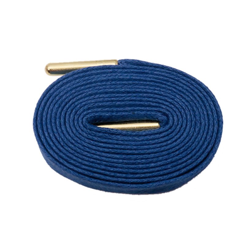 Shoelace Solid Color Polyester Flat Waxing With Metal Head Wax With Shoe Rope Black And White Hat Rope Waistband_viptrois.com