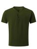 2025 Cross-Border Men's European And American Style Solid Color V-Neck Breathable Sweat-Wicking Casual Sports_viptrois.com