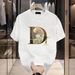 Men's 100% Cotton High Quality Round Neck Pullover Short Sleeve T-shirt_viptrois.com