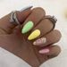 Summer Fresh Multi-color Rainbow Flower Nail Beauty Cute Girl Sunflower Wear Nail Romantic Life Flower_viptrois.com