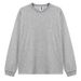 260G Solid Color Heavyweight Long Sleeve T-Shirt Men And Women, Loose Fit, Versatile, Casual Base Shirt, Trendy New Ins_viptrois.com