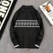 New Autumn And Winter High End Lapel Long Sleeved Sweater For Men, Handsome Trendy Brand, Slim Fit, Bottoming Sweater_viptrois.com