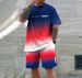 Men's Summer Casual Beach Set Short Sleeved Shirt And Shorts Digital 3D Printed Pattern Comfortable Breathable Material_viptrois.com