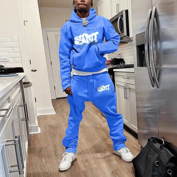 Men's Clothing Sports Suit Trend Suit Men's Casual Sportswear Hooded Sweatshirt Men's And Women's Running Sportswear Suit_viptrois.com