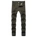 Men's Slim Fit Stretch Jeans - Skinny Tapered Denim Pants For Everyday Comfort & Style_viptrois.com