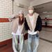 Winter Mountain Carving Hooded Sweater Cotton-padded Jacket Men's American Retro Deconstruction Loose Piled Thickened Cotton Jacket Trend_viptrois.com