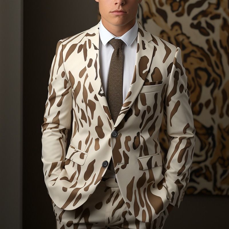 CT Men's Red Rose Cosplay Party Stage Nightclub Shiny Cool Suit Performance Jacket Trendy_viptrois.com
