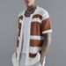 Men's Clothing Summer New Spot Men's Hollow Woolen Shirt Boys Casual Slim Top Fashion Knitted Short Sleeved Shirt_viptrois.com