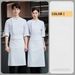 Men's Clothing Chef Work Clothes Short Sleeve Summer Thin Breathable Catering Fast Food Restaurant Hot Pot Restaurant Hotel Back Kitchen Fashionable_viptrois.com