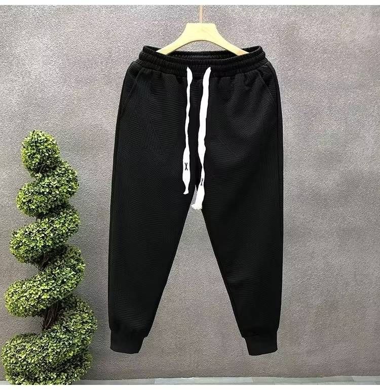 Men's Clothing Embroidery Sports Casual Men's Pants Hip Hop All Match Loose Fashion Sweatpants_viptrois.com