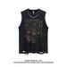 The New Men's Sleeveless T-shirt, A Trendy Boy Brand, And The Hip-hop American-style Waistcoat High Street Vest Are All Over The Market_viptrois.com