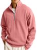 91/5000 The 2025 New Men's Versatile Sweatshirt Is A Fashionable And Casual Half-zipper Stand-up Collar Long-sleeved Sweatshirt For Men_viptrois.com