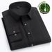 Men's Bamboo Fiber Print Shirt | Stretch & Wrinkle-Free Long Sleeve Casual Shirt_viptrois.com