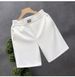 Men's White Casual Shorts Summer Thin Style Trendy Loose Sportswear Mid Length Five Point New_viptrois.com