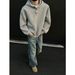 High Neck Button Hooded Sweatshirt For Men, Loose And Niche Design, Couple Casual Jacket_viptrois.com