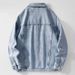 Men's Clothing High Street Denim Jacket For Men, Cool Spring And Autumn Casual Tops, Retro Hong Kong Style, Versatile Washed Jacket_viptrois.com