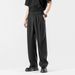 Men's Casual Dress Pants Relaxed Fit Straight Leg Autumn Spring Summer Flowing Drape Comfortable Men's Clothing Bottoms_viptrois.com