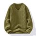 Pure Cross-Border Foreign Trade Winter Thickened Mink Velvet Non-Pilling Knitted Sweater Fashion Jacquard Inner_viptrois.com