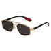 POLYGON EDGE - Unisex Double Beam Sunglasses (Geometric Metal Frame, Street Fashion Shades,Hot Seller)_viptrois.com