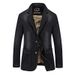 CT 2017 New Spring And Autumn 95% Cotton Casual Denim Blazer Men's Slim Fit Thin Jacket Plus Size 9758_viptrois.com