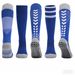Blue Thickened Towel Bottom Football Socks Men Women High Tube Over Knee Shock Absorption Sweat Absorbent Long Tube Socks_viptrois.com